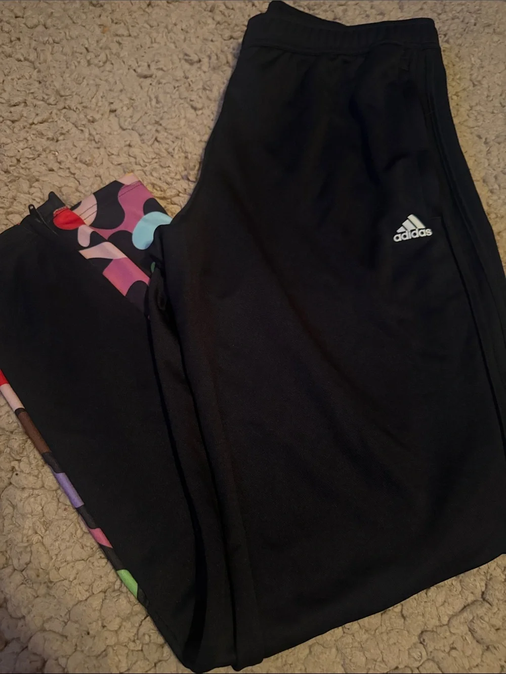 Adidas Tiro Pant Pride Rich Mnisi Men’s Large Joggers (IJ3001) - Multi-Color Leg